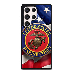 UNITED STATES US MARINE CORPS LOGO FLAG Samsung Galaxy S23 Ultra Case Cover