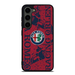 ALFA ROMEO LOGO ART CAR ICON Samsung Galaxy S23 Plus Case Cover ALFA ROMEO LOGO ART CAR ICON Samsung Galaxy S23 Plus Case Cover