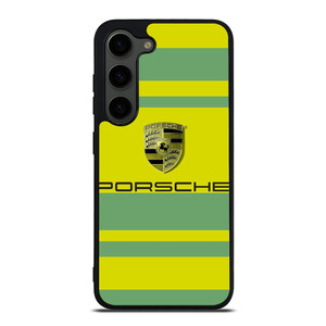 PORSCHE CAR LOGO YELLOW GREEN ICON Samsung Galaxy S23 Plus Case Cover PORSCHE CAR LOGO YELLOW GREEN ICON Samsung Galaxy S23 Plus Case Cover
