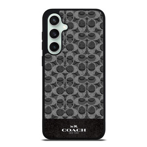 COACH NEW YORK LOGO DARK GREY Samsung Galaxy S23 FE Case Cover