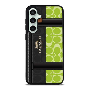 COACH NEW YORK LOGO GREEN BAG Samsung Galaxy S23 FE Case Cover