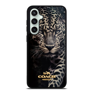 COACH NEW YORK LOGO LEOPARD Samsung Galaxy S23 FE Case Cover