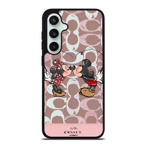 COACH NEW YORK LOGO MICKEY MINNIE MOUSE DISNEY KISS Samsung Galaxy S23 FE Case Cover COACH NEW YORK LOGO MICKEY MINNIE MOUSE DISNEY KISS Samsung Galaxy S23 FE Case Cover