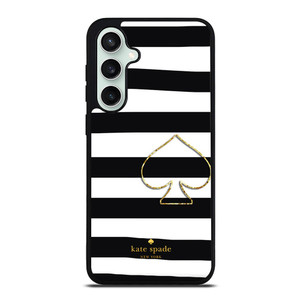 KATE SPADE NEW YORK BLACK STRIPES Samsung Galaxy S23 FE Case Cover KATE SPADE NEW YORK BLACK STRIPES Samsung Galaxy S23 FE Case Cover