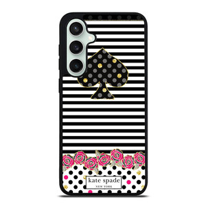 KATE SPADE NEW YORK LOGO STRIPES POLKADOTS Samsung Galaxy S23 FE Case Cover KATE SPADE NEW YORK LOGO STRIPES POLKADOTS Samsung Galaxy S23 FE Case Cover