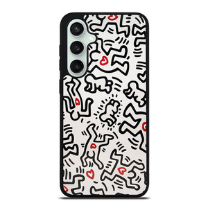 KEITH HARING ART HEART FIGURES Samsung Galaxy S23 FE Case Cover