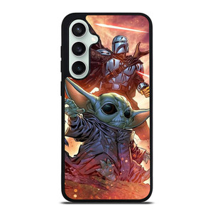 MANDALORIAN AND BABY YODA STAR WARS Samsung Galaxy S23 FE Case Cover