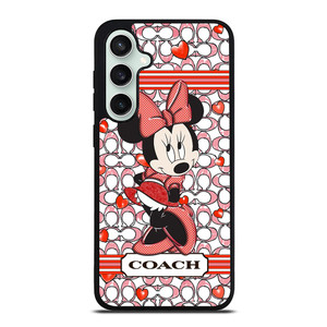 MINNIE MOUSE DISNEY COACH NEW YORK LOGO Samsung Galaxy S23 FE Case Cover MINNIE MOUSE DISNEY COACH NEW YORK LOGO Samsung Galaxy S23 FE Case Cover