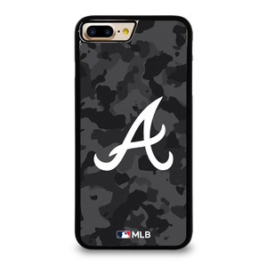 ATLANTA BRAVES BASEBALL BLACK CAMO iPhone 7 / 8 Plus Case Cover ATLANTA BRAVES BASEBALL BLACK CAMO iPhone 7 / 8 Plus Case Cover