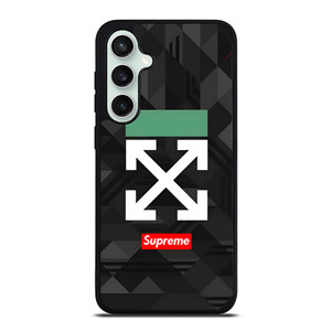 OFF WHITE LOGO SUPREME ICON Samsung Galaxy S23 FE Case Cover