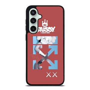 OFF WHITE STUSSY KAWS LOGO Samsung Galaxy S23 FE Case Cover