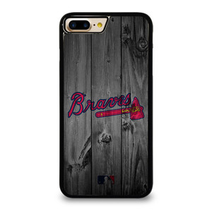 ATLANTA BRAVES BASEBALL MLB WOOD LOGO iPhone 7 / 8 Plus Case Cover ATLANTA BRAVES BASEBALL MLB WOOD LOGO iPhone 7 / 8 Plus Case Cover