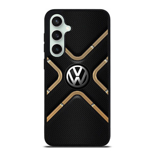 VOLKSWAGEN VW LOGO CARBON ICON Samsung Galaxy S23 FE Case Cover VOLKSWAGEN VW LOGO CARBON ICON Samsung Galaxy S23 FE Case Cover