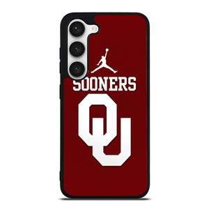 AIR JORDAN OKLAHOMA SOONERS UNIVERSITY FOOTBALL TEAM LOGO Samsung Galaxy S23 Case Cover