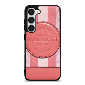 COACH NEW YORK LOGO PINK WALLET Samsung Galaxy S23 Case Cover