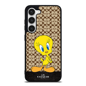 COACH NEW YORK LOGO TWEETY BIRD Samsung Galaxy S23 Case Cover