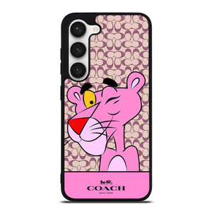 COACH NEW YORK LOGO X PINK PANTHER Samsung Galaxy S23 Case Cover