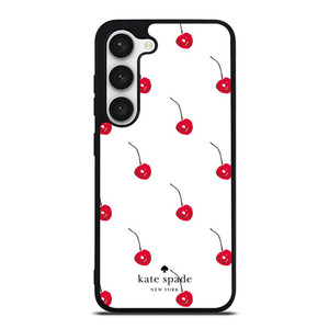 KATE SPADE NEW YORK LOGO CHERRIES Samsung Galaxy S23 Case Cover