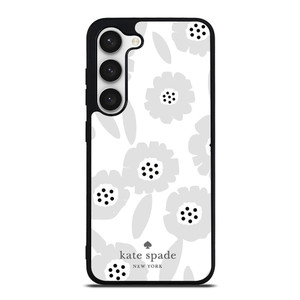 KATE SPADE NEW YORK LOGO WHITE FLOWER Samsung Galaxy S23 Case Cover