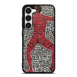 KEITH HARING ART INTO 84 Samsung Galaxy S23 Case Cover