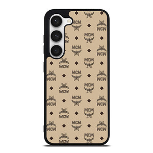 MCM MICHAEL CROMER MUNICH LOGO ICONS Samsung Galaxy S23 Case Cover MCM MICHAEL CROMER MUNICH LOGO ICONS Samsung Galaxy S23 Case Cover