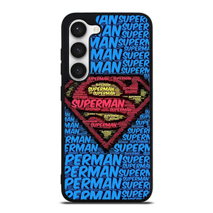 SUPERMAN TYPOGRAPHY LOGO Samsung Galaxy S23 Case Cover