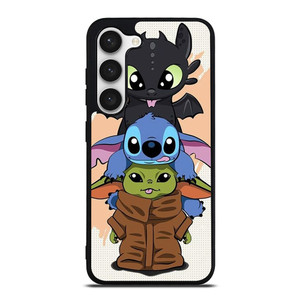 TOOTHLESS STITCH BABY YODA CUTE CARTOON Samsung Galaxy S23 Case Cover TOOTHLESS STITCH BABY YODA CUTE CARTOON Samsung Galaxy S23 Case Cover