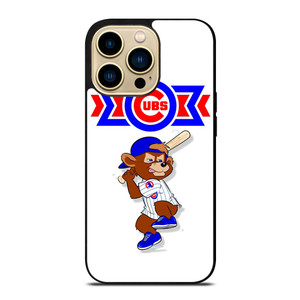 CHICAGO CUBS LOGO BASEBALL TEAM MASCOT iPhone 14 Pro Max Case Cover