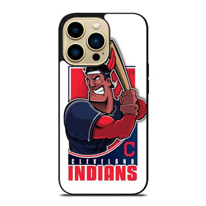 CLEVELAND INDIANS LOGO BASEBALL ICON iPhone 14 Pro Max Case Cover