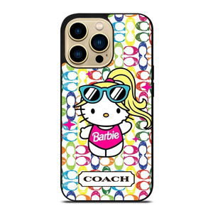 COACH NEW YORK LOGO HELLO KITTIE BARBIE iPhone 14 Pro Max Case Cover COACH NEW YORK LOGO HELLO KITTIE BARBIE iPhone 14 Pro Max Case Cover