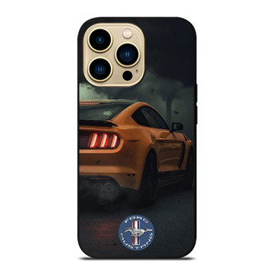 FORD MUSTANG CAR YELLOW iPhone 14 Pro Max Case Cover