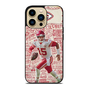KANSAS CITY CHIEFS 15 PATRICK MAHOMES iPhone 14 Pro Max Case Cover