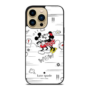 KATE SPADE NEW YORK LOGO X MICKEY MINNIE MOUSE DISNEY iPhone 14 Pro Max Case Cover