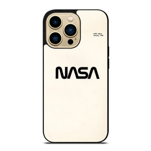 NASA LOGO WHITEI CON iPhone 14 Pro Max Case Cover