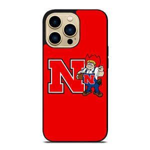 NEBRASKA HUSKERS ICON UNIVERSITY FOOTBALL LOGO iPhone 14 Pro Max Case Cover
