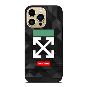 OFF WHITE LOGO SUPREME ICON iPhone 14 Pro Max Case Cover OFF WHITE LOGO SUPREME ICON iPhone 14 Pro Max Case Cover