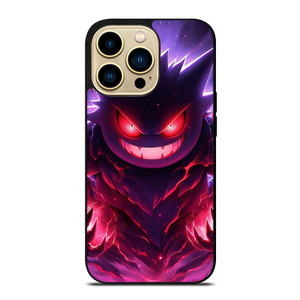POKEMON GENGAR POCKET MONSTERS ART iPhone 14 Pro Max Case Cover