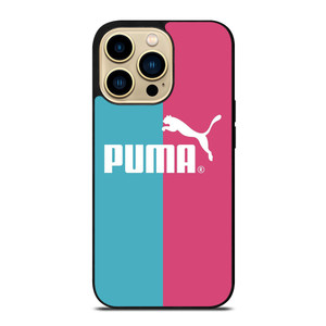 PUMA LOGO BLUE PINK ICON iPhone 14 Pro Max Case Cover