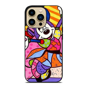 ROMERO BRITTO MINNIE MOUSE ART iPhone 14 Pro Max Case Cover