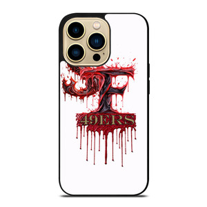 SAN FRANCISCO 49ERS FOOTBALL BLOODY LOGO iPhone 14 Pro Max Case Cover