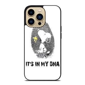 SNOOPY THE PEANUTS FINGER PRINT MY DNA iPhone 14 Pro Max Case Cover