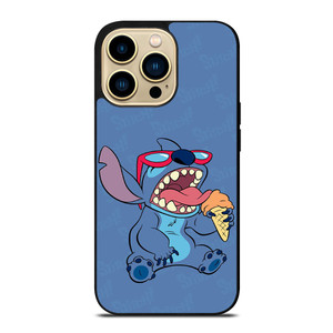 STITCH DISNEY CARTOON ICE CREAM iPhone 14 Pro Max Case Cover