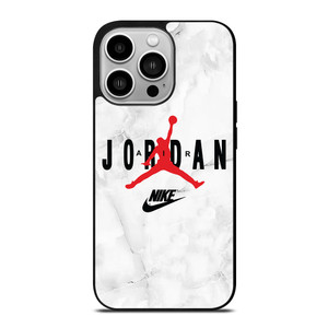 AIR JORDAN NIKE SHOES LOGO MARBLE iPhone 14 Pro Case Cover