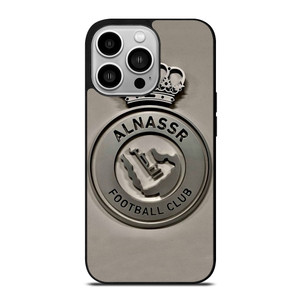AL NASSR FOOTBALL LOGO METAL ICON iPhone 14 Pro Case Cover