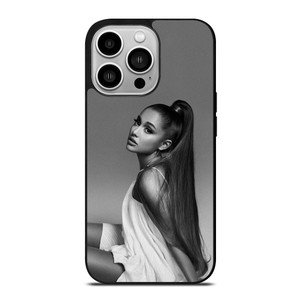 ARIANA GRANDE BLACK AND WHITE iPhone 14 Pro Case Cover