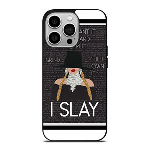 BEYONCE I SLAY QUOTE iPhone 14 Pro Case Cover