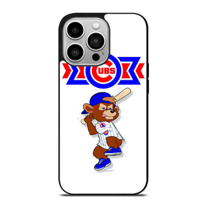 CHICAGO CUBS LOGO BASEBALL TEAM MASCOT iPhone 14 Pro Case Cover