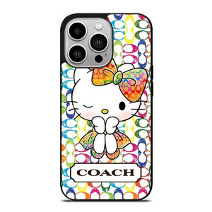 COACH NEW YORK LOGO CUTE HELLO KITTY iPhone 14 Pro Case Cover COACH NEW YORK LOGO CUTE HELLO KITTY iPhone 14 Pro Case Cover