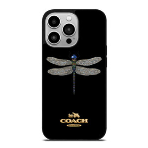 COACH NEW YORK LOGO DRAGONFLY iPhone 14 Pro Case Cover