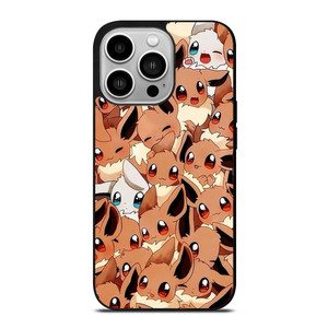 EEVEE POKEMON POCKET MONSTERS COLLAGE iPhone 14 Pro Case Cover EEVEE POKEMON POCKET MONSTERS COLLAGE iPhone 14 Pro Case Cover